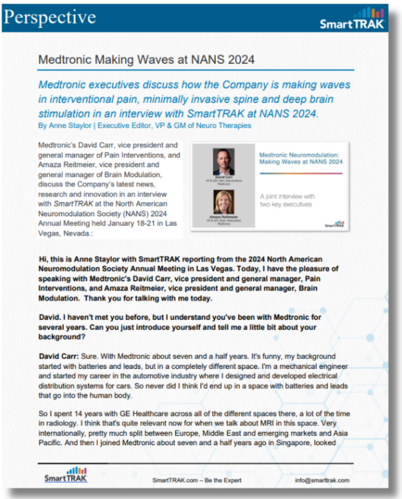 Medtronic Making Waves at NANS 2024